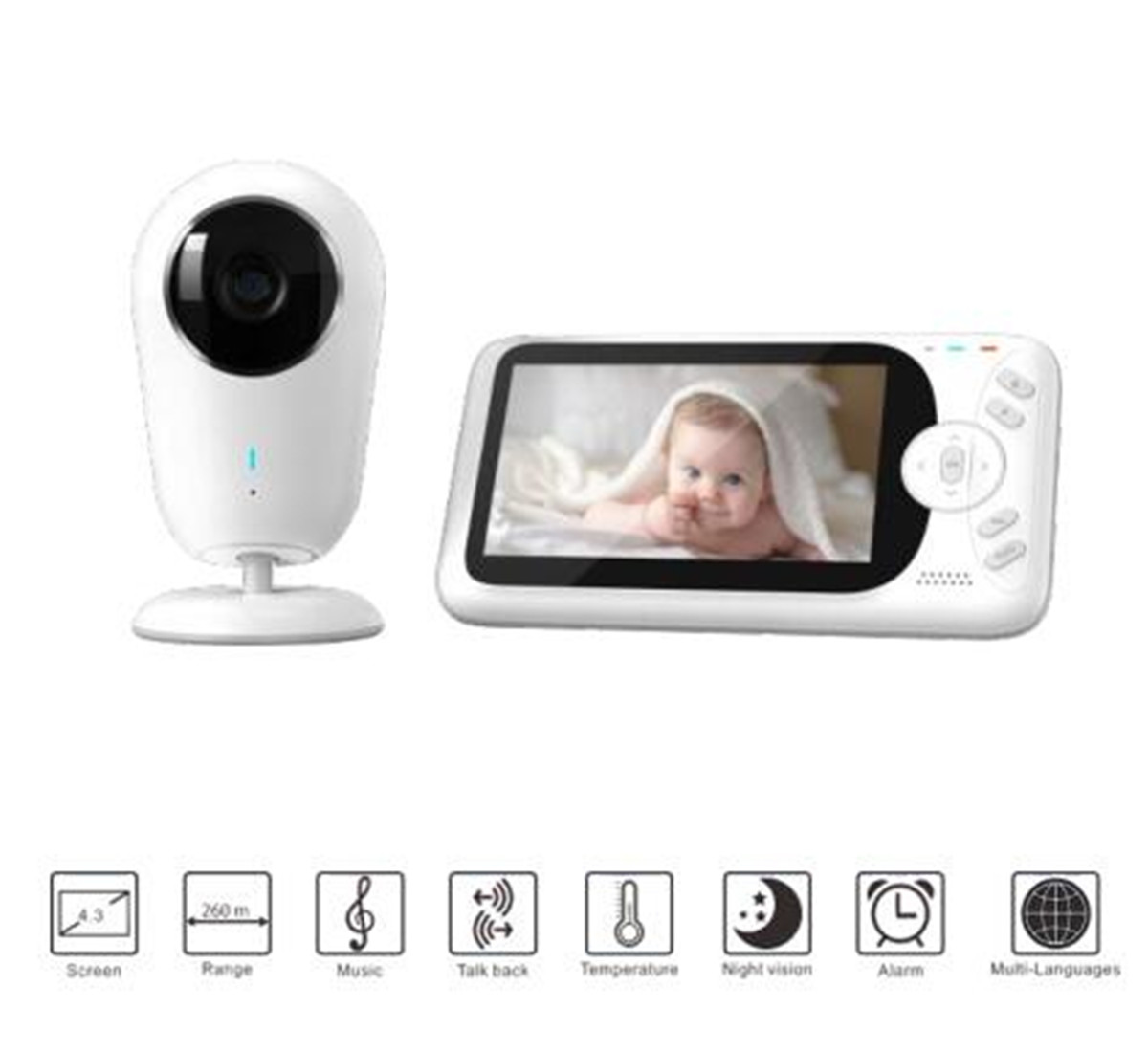 Home Security Cameras Wireless - Baby monitor wireless Full HD da