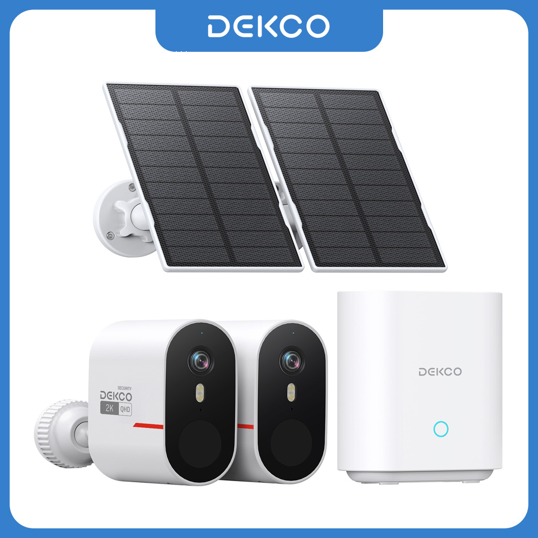 Home Security Cameras Wireless - Sistema di Telecamere Solari WiFi Dekco