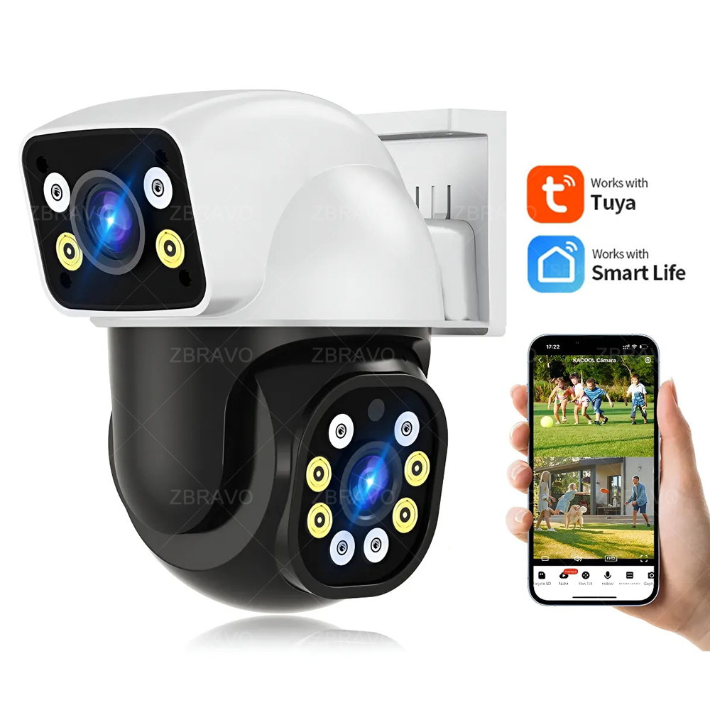 Home Security La - Telecamera Esterna WiFi Smartlife 8MP Tuya,