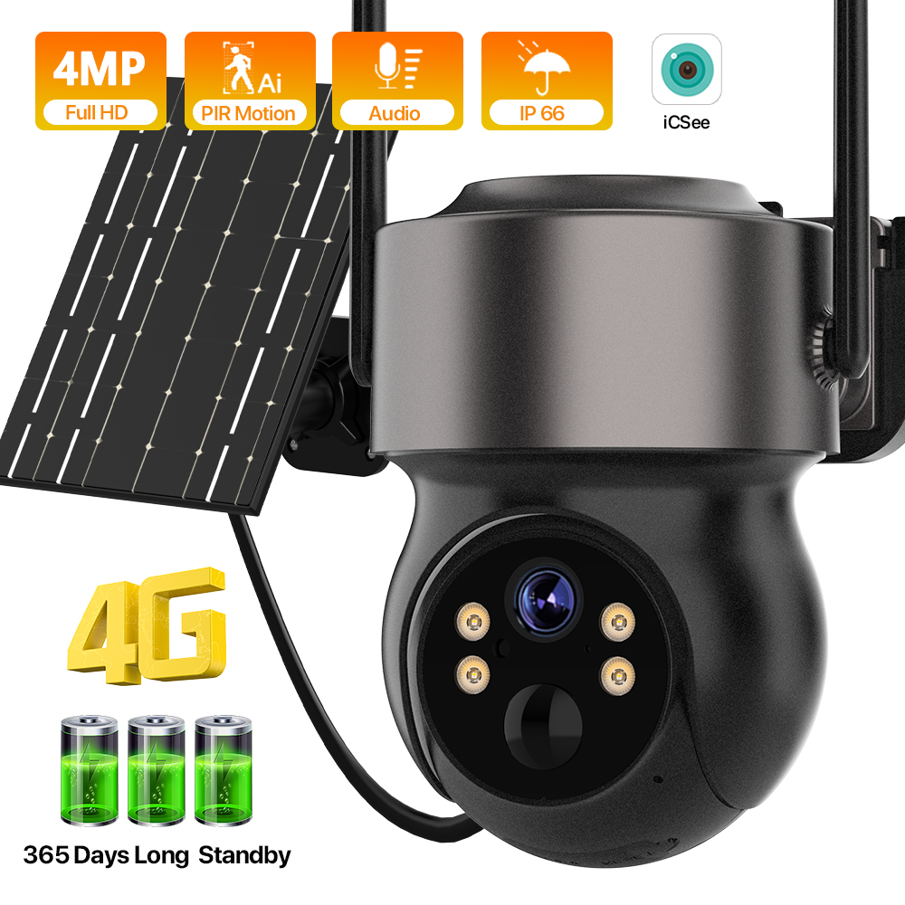 Home Security Cameras Wireless - Telecamera di Sicurezza Wireless 4MP 4G