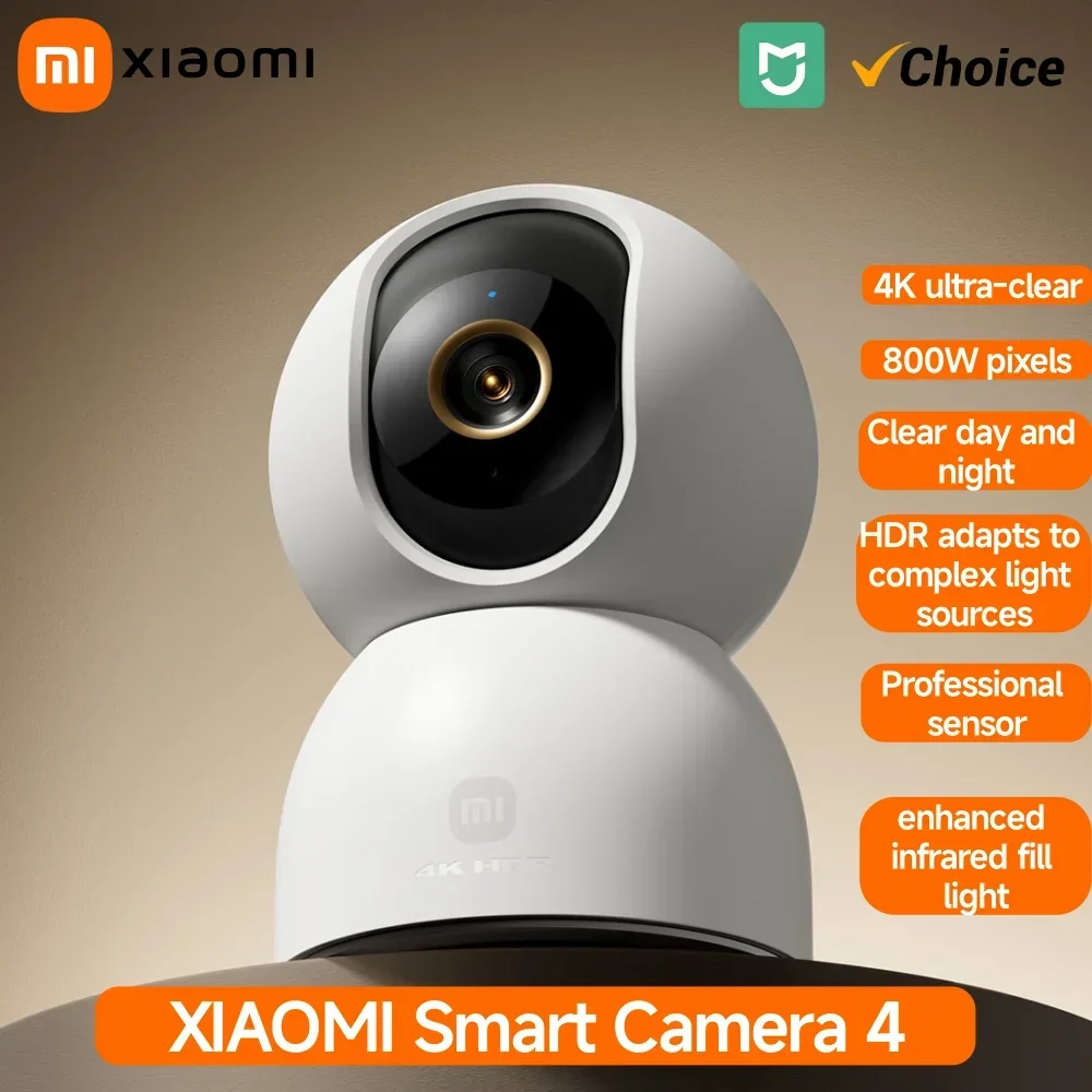Home Security Camera Xiaomi Mi 360 - Nuova telecamera intelligente Xiaomi 4, Wi-Fi