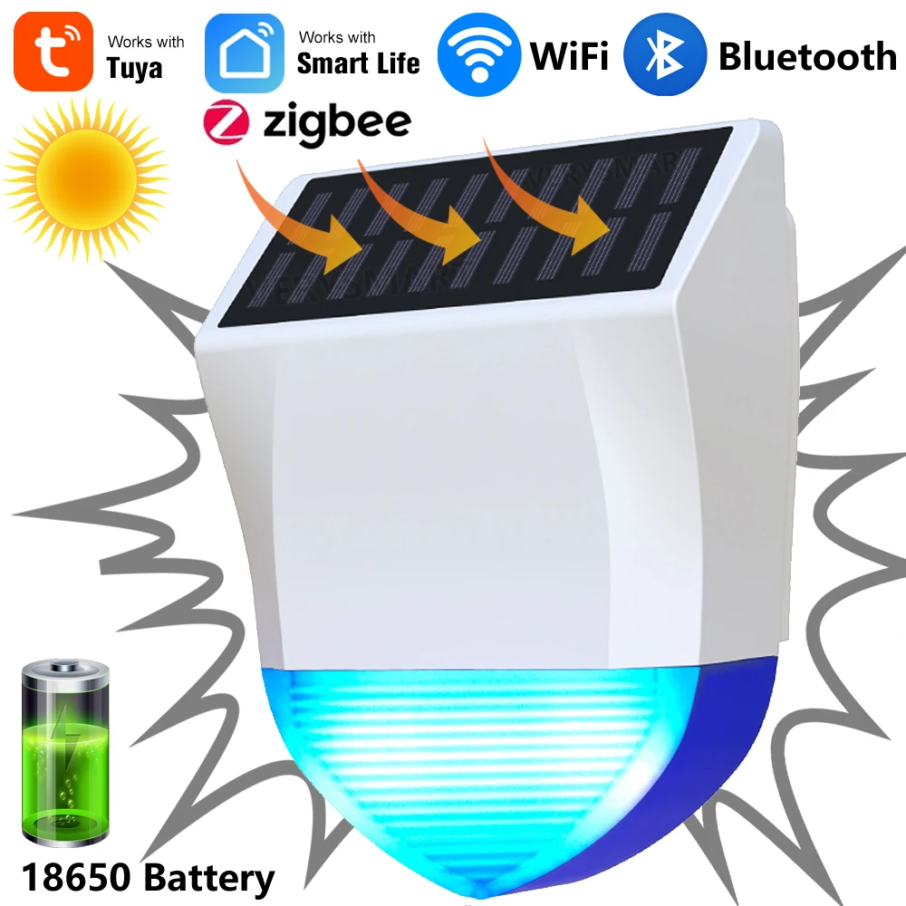 Alarm Siren Outdoor - Tuya Smart Per Zigbee/Wifi Sirena Allarme