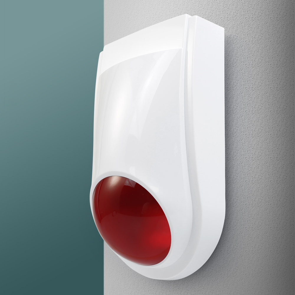 Alarm Siren Outdoor - Sirena flash wireless E6 per esterni