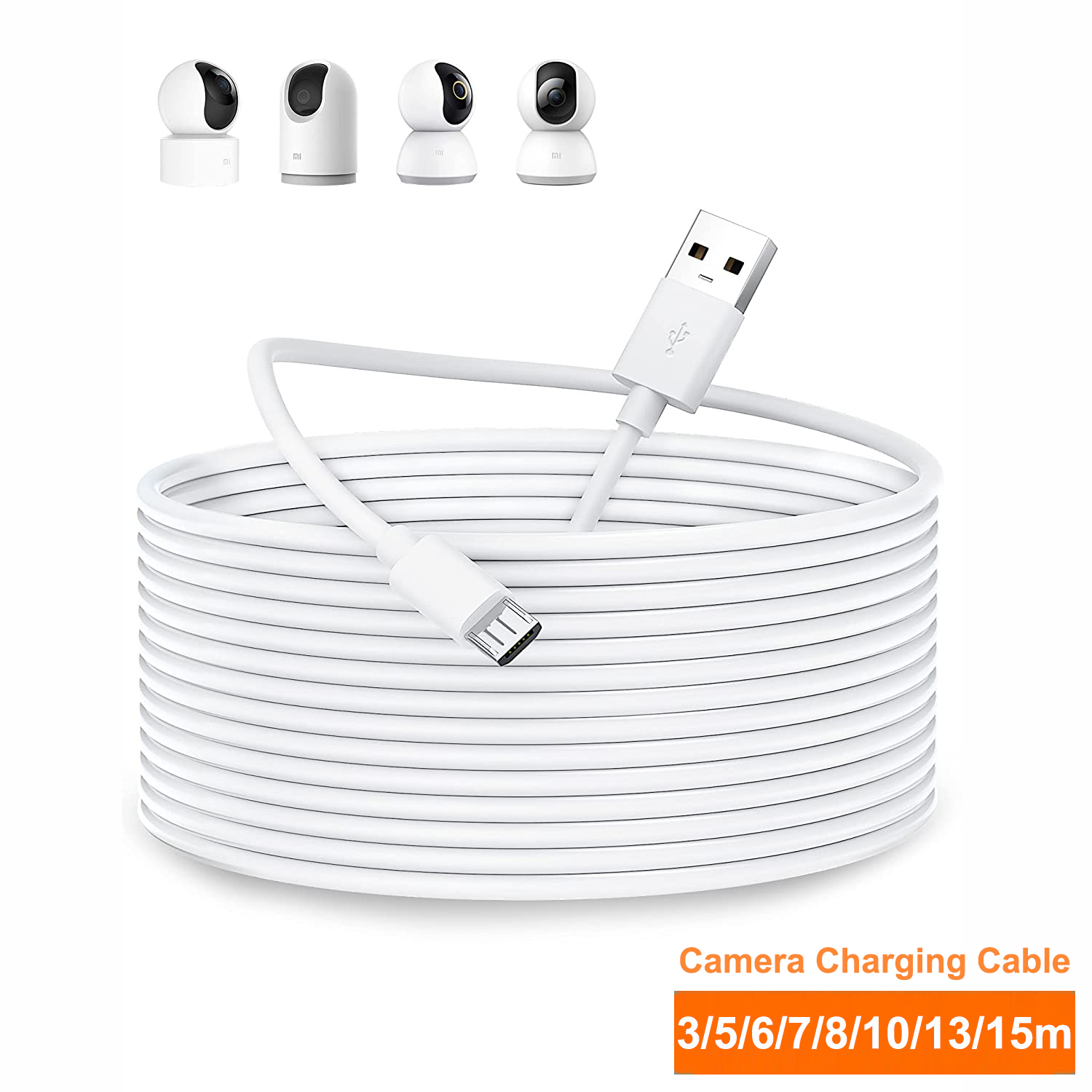 Home Security Camera Xiaomi - Cavo di prolunga micro USB da