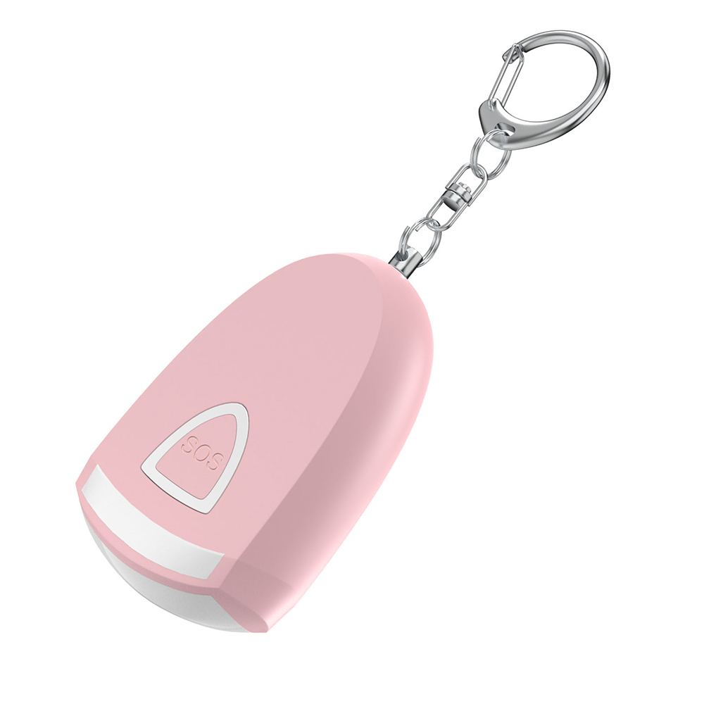 Alarm Siren Outdoor - Allarme Personale Portachiavi Ricaricabile con Luce,