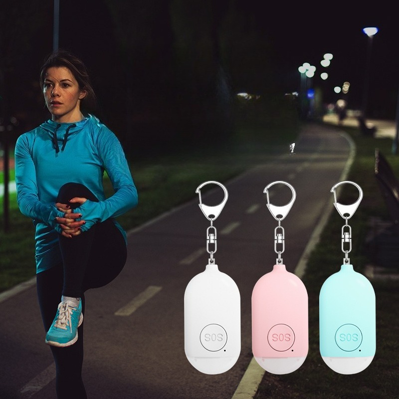 Alarm Siren Outdoor - Allarme Personale Ricaricabile con Torcia, Sirena