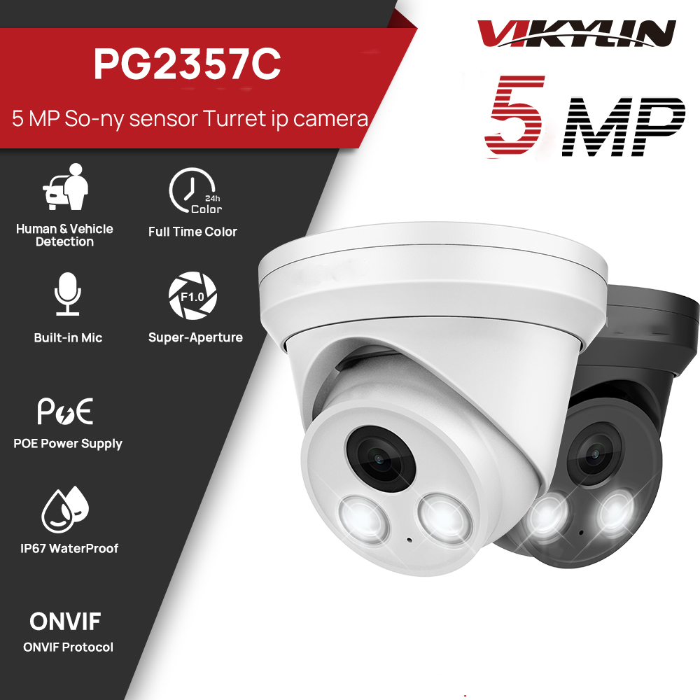 VIKYLIN Telecamera IP 5MP con  - Home Security Lights Outdoors recensione e prezzo