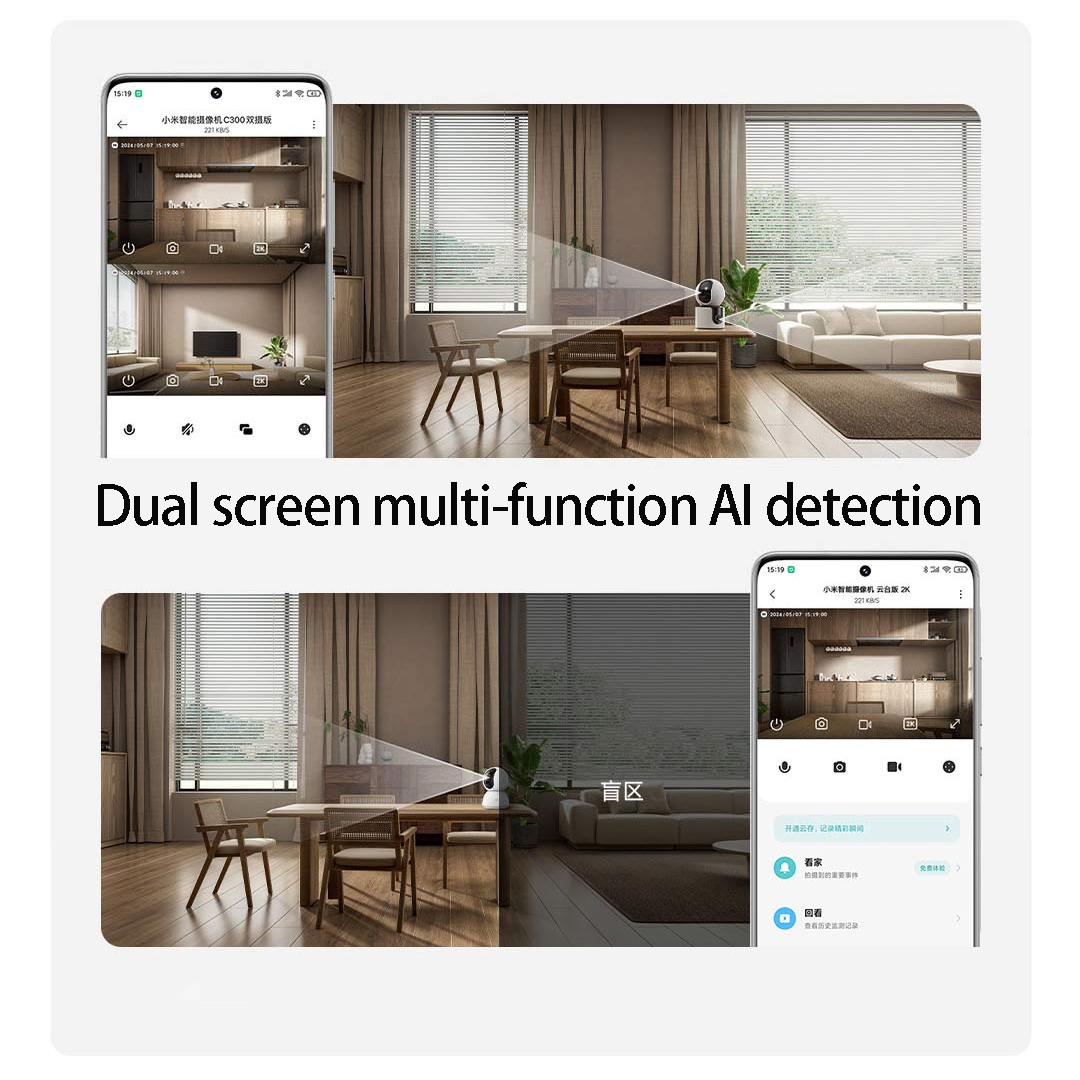 Xiaomi C300 Smart Camera Doppi - Home Security Camera Xiaomi Mi 360 recensione e prezzo