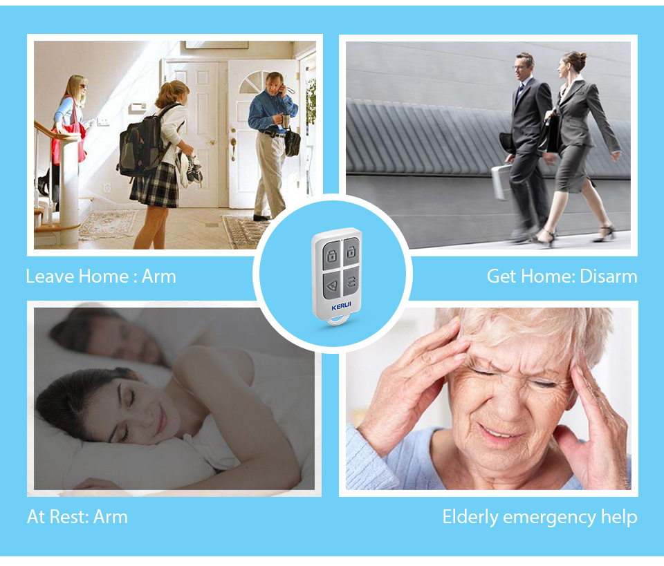 KERUI Portachiavi a 4 pulsanti - Home Security With Monitoring recensione e prezzo