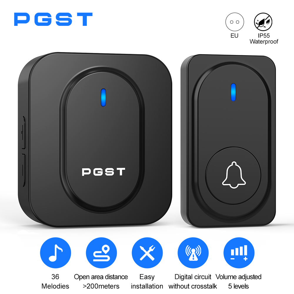 Campanello Wireless PGST con 3 - Home Security Lights Outdoors recensione e prezzo