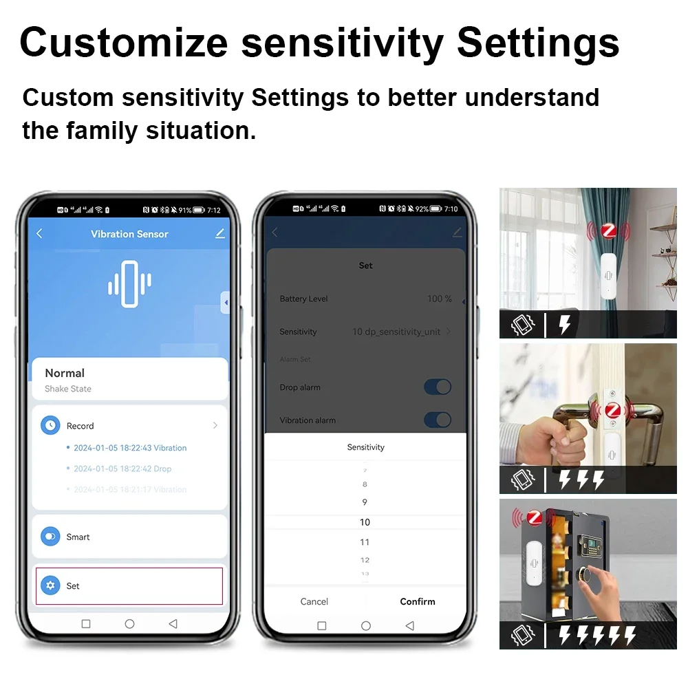 Smart ZigBee Sensore di Vibraz - Home Security With Monitoring recensione e prezzo