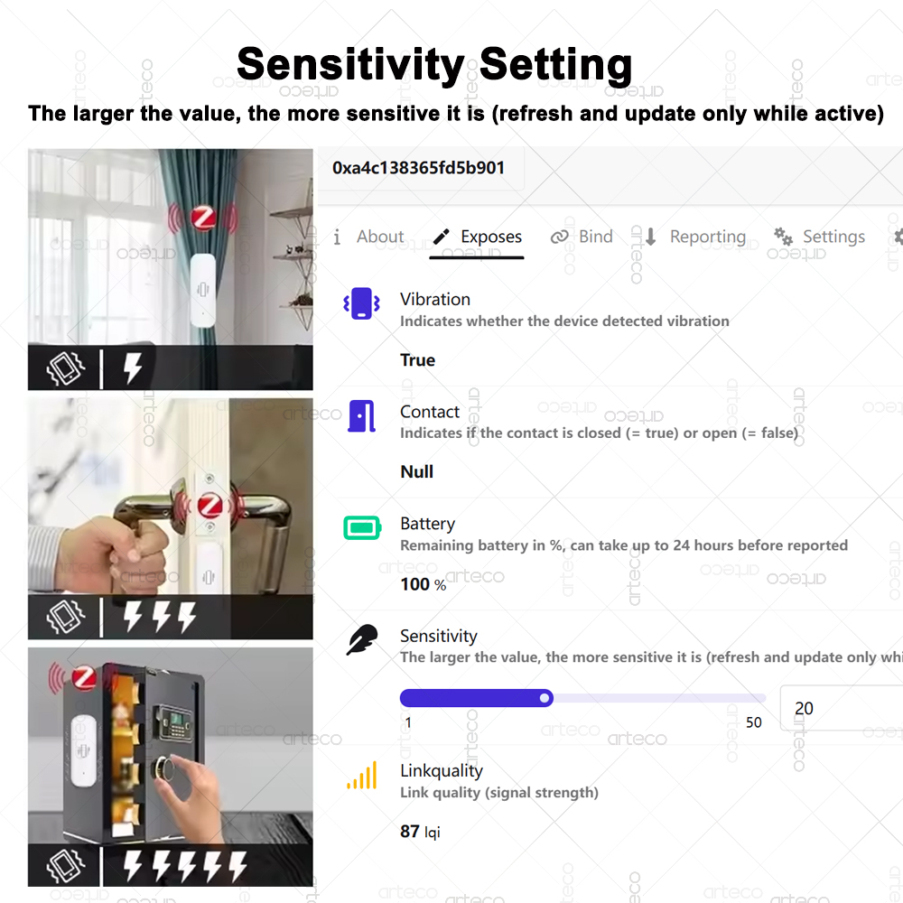 Smart ZigBee 3.0 Sensore di vi - Home Security With Monitoring recensione e prezzo