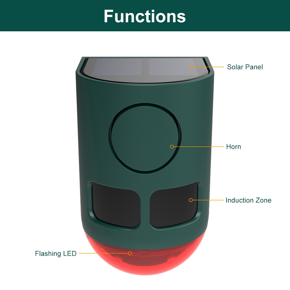 Allarme Solare da Esterno con  - Home Security Lights Outdoors recensione e prezzo