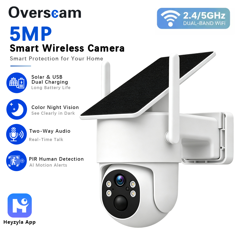 Telecamera PTZ da 5MP ad energ - Home Security Cameras Wireless recensione e prezzo