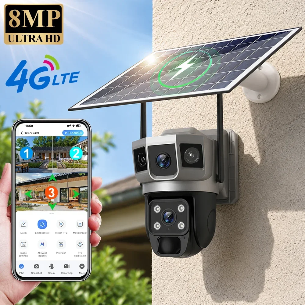 V380 4K 3 Schermi Telecamera 4 - Home Security La recensione e prezzo