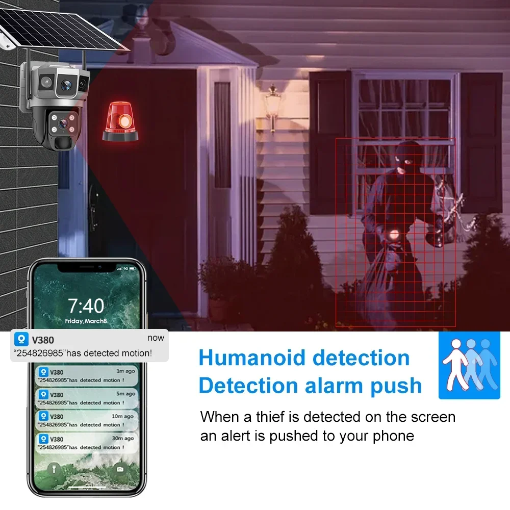 V380 4K 3 Schermi Telecamera 4 - Home Security La recensione e prezzo