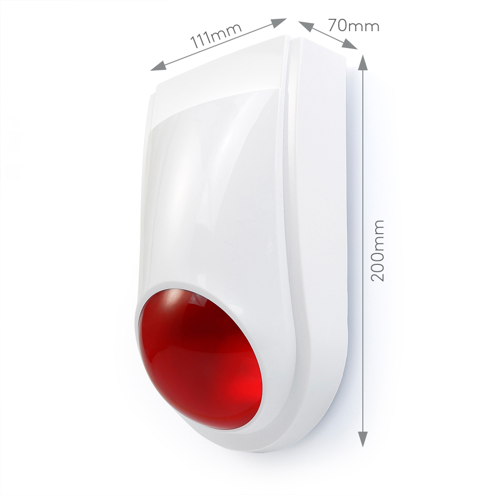 Sirena flash wireless E6 per e - Alarm Siren Outdoor recensione e prezzo