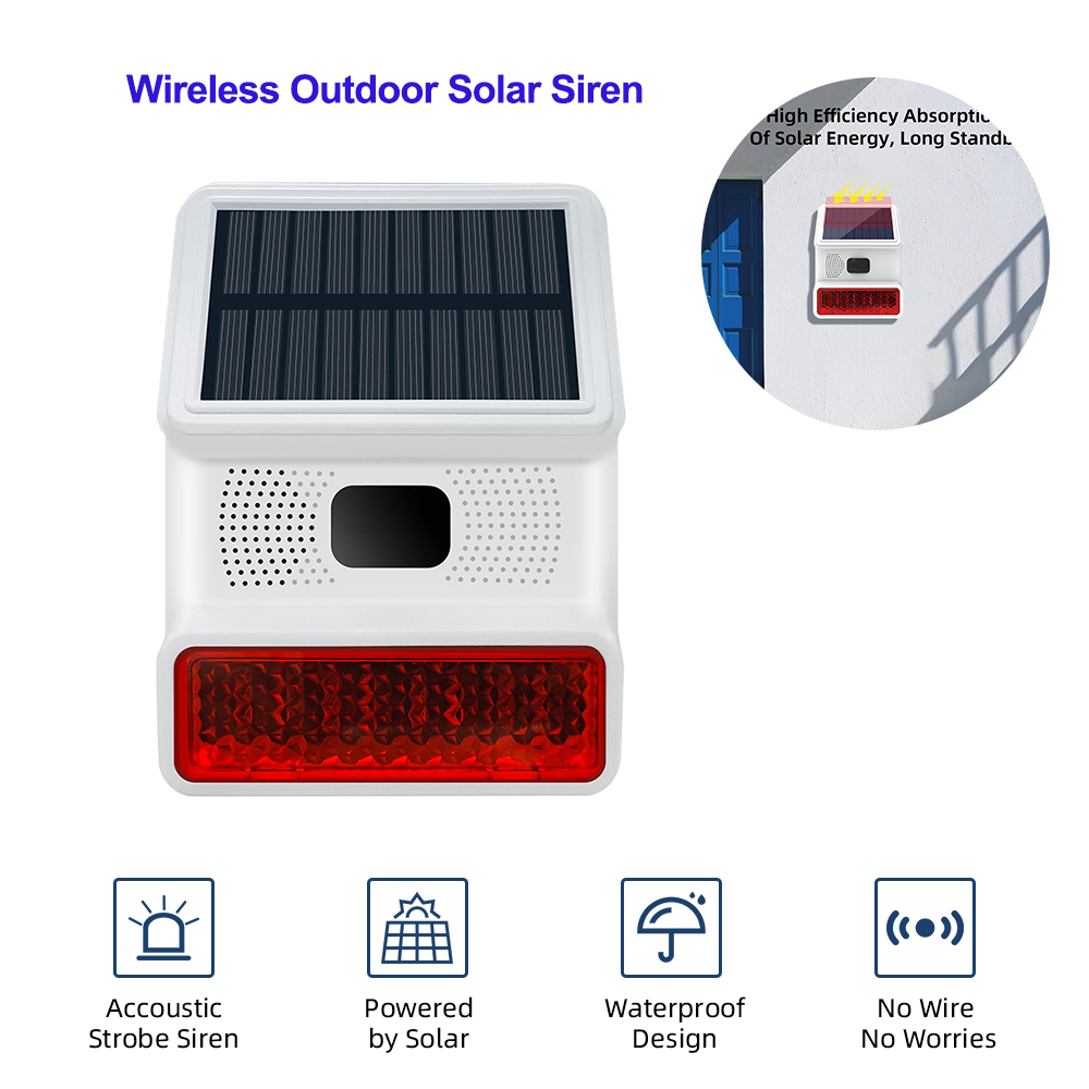TAIBOAN 433MHZ Wireless Solar  - Home Security Lights Outdoors recensione e prezzo