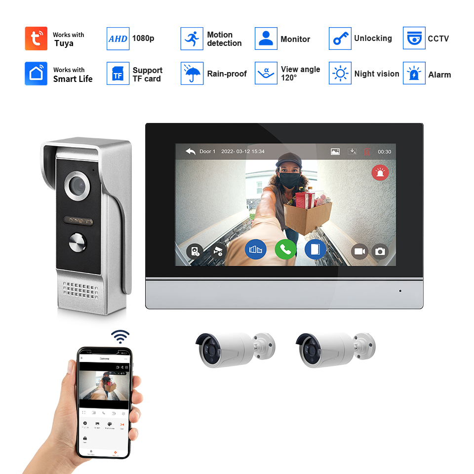 Schermo IPS da 7 pollici 2MP T - Home Security La recensione e prezzo