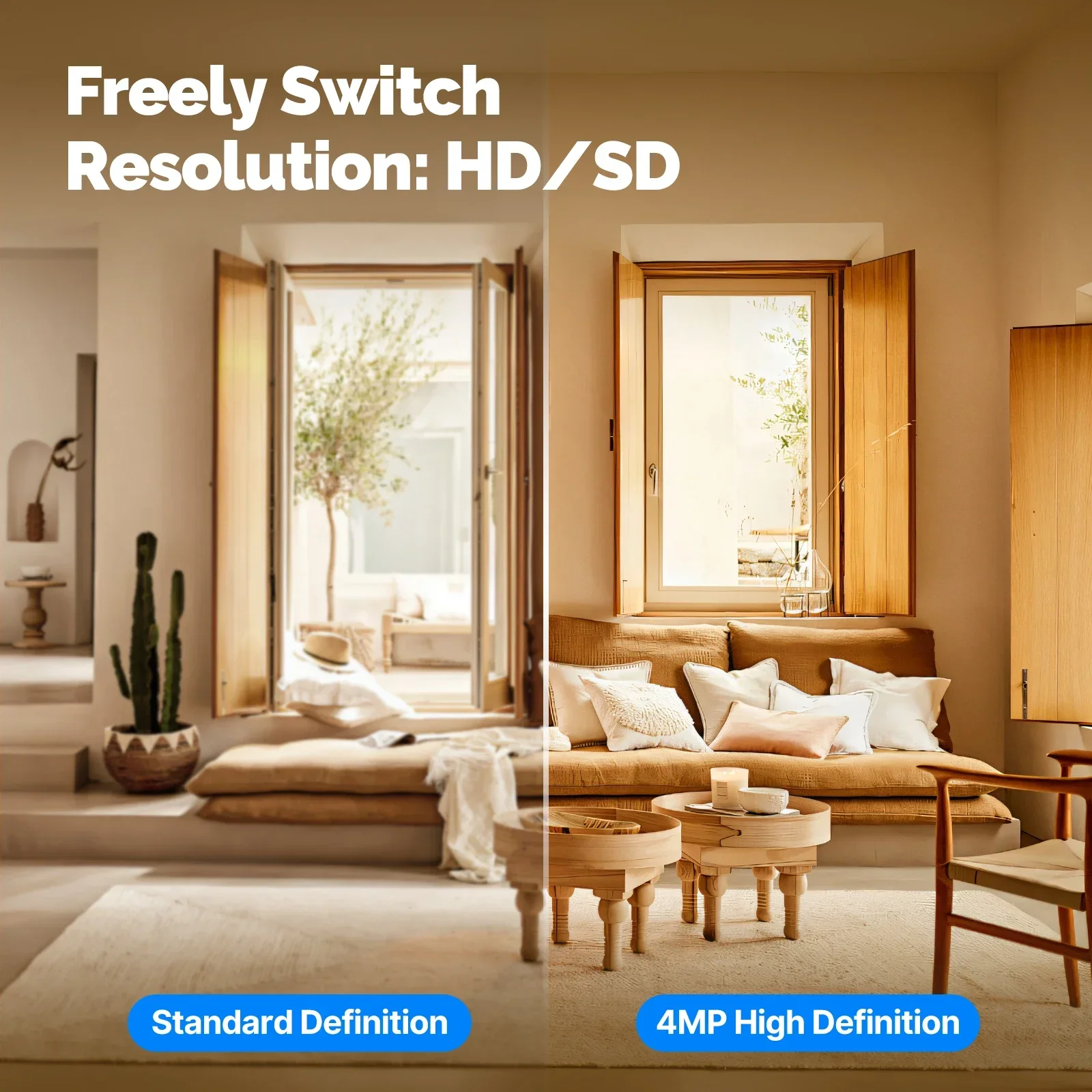 MOES Tuya Wi-Fi 6 Smart Indoor - Home Security Camera Xiaomi recensione e prezzo